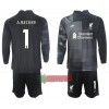 Oficiální Fotbalový Dres Brankářské s Dlouhý Rukáv Liverpool Alisson Becker 1 Třetí 2021-22 pro Děti